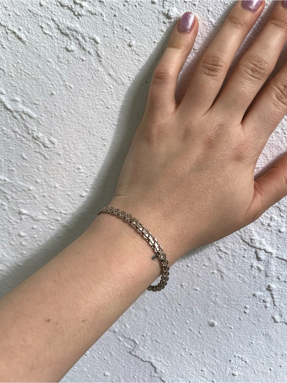 Vintage 925 Sterling Silver Chain Bracelet | Layered Link Bracelet